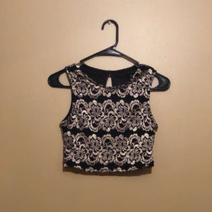 Beautiful Black and Gold Top